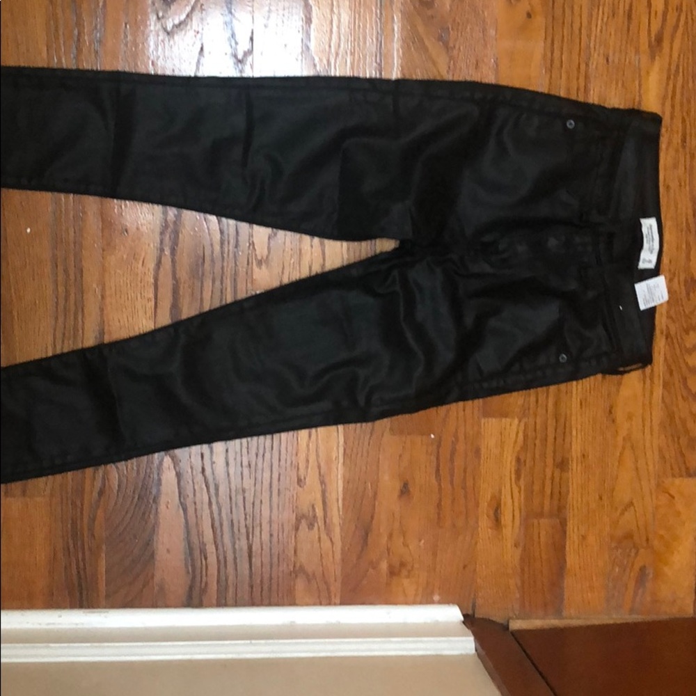 High rise super skinny ankle jeans